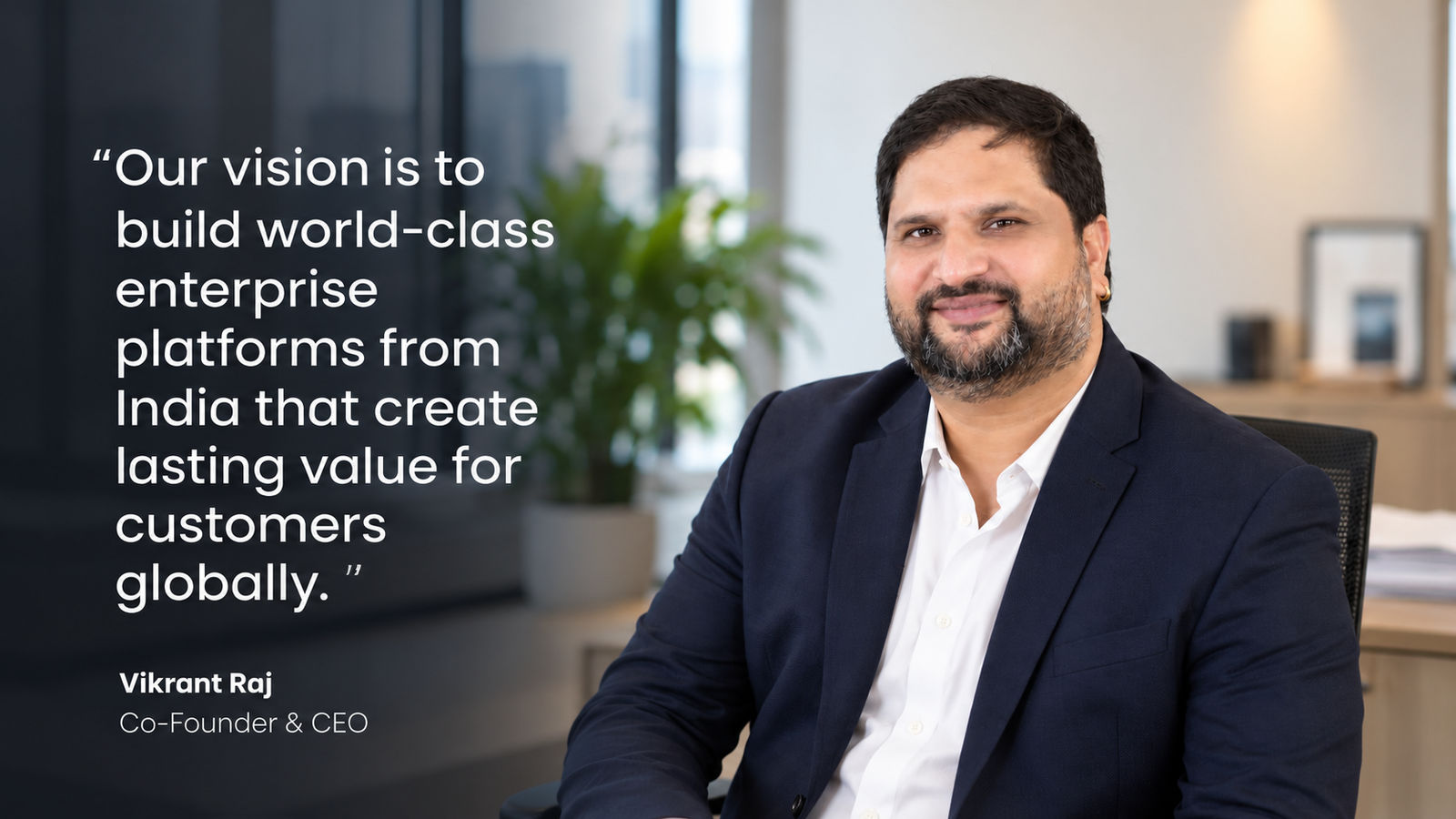 Vikrant Raj Corporate Vision Portrait